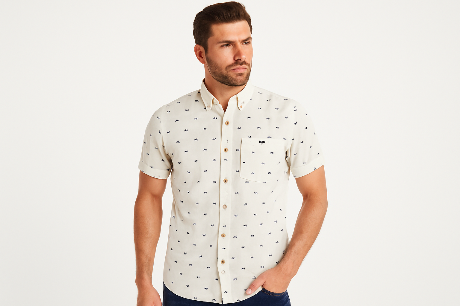 Modelo Atlético - Mangas Enrolladas