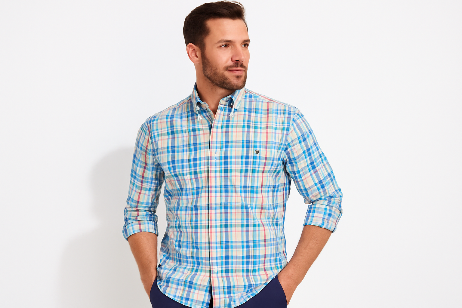 Modelo Atlético - Mangas Enrolladas