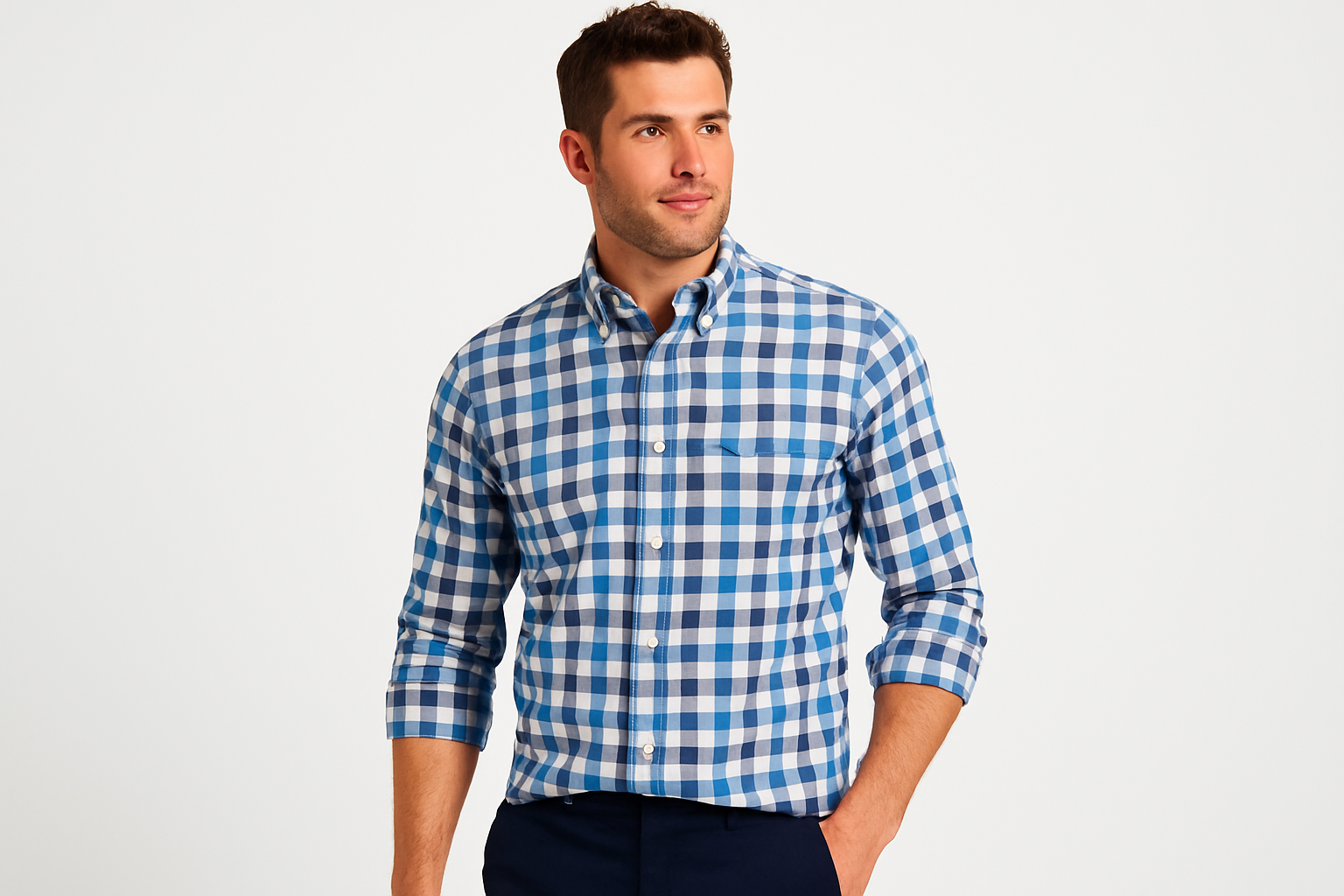 Modelo Atlético - Mangas Enrolladas