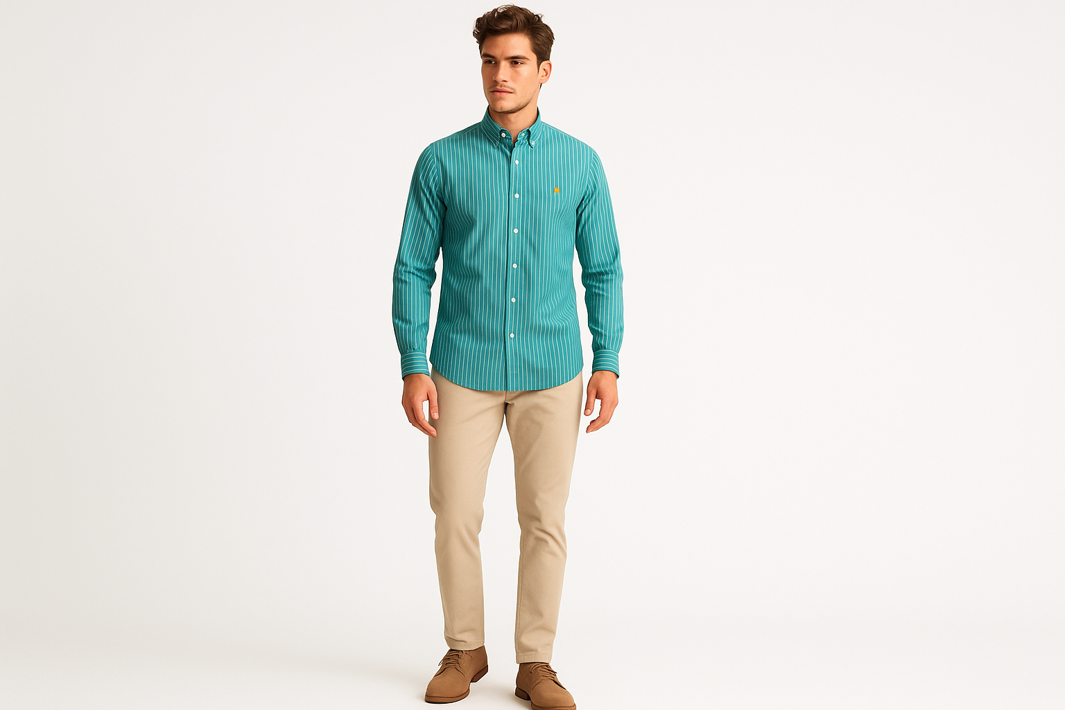 Modelo atlético - Pantalón beige