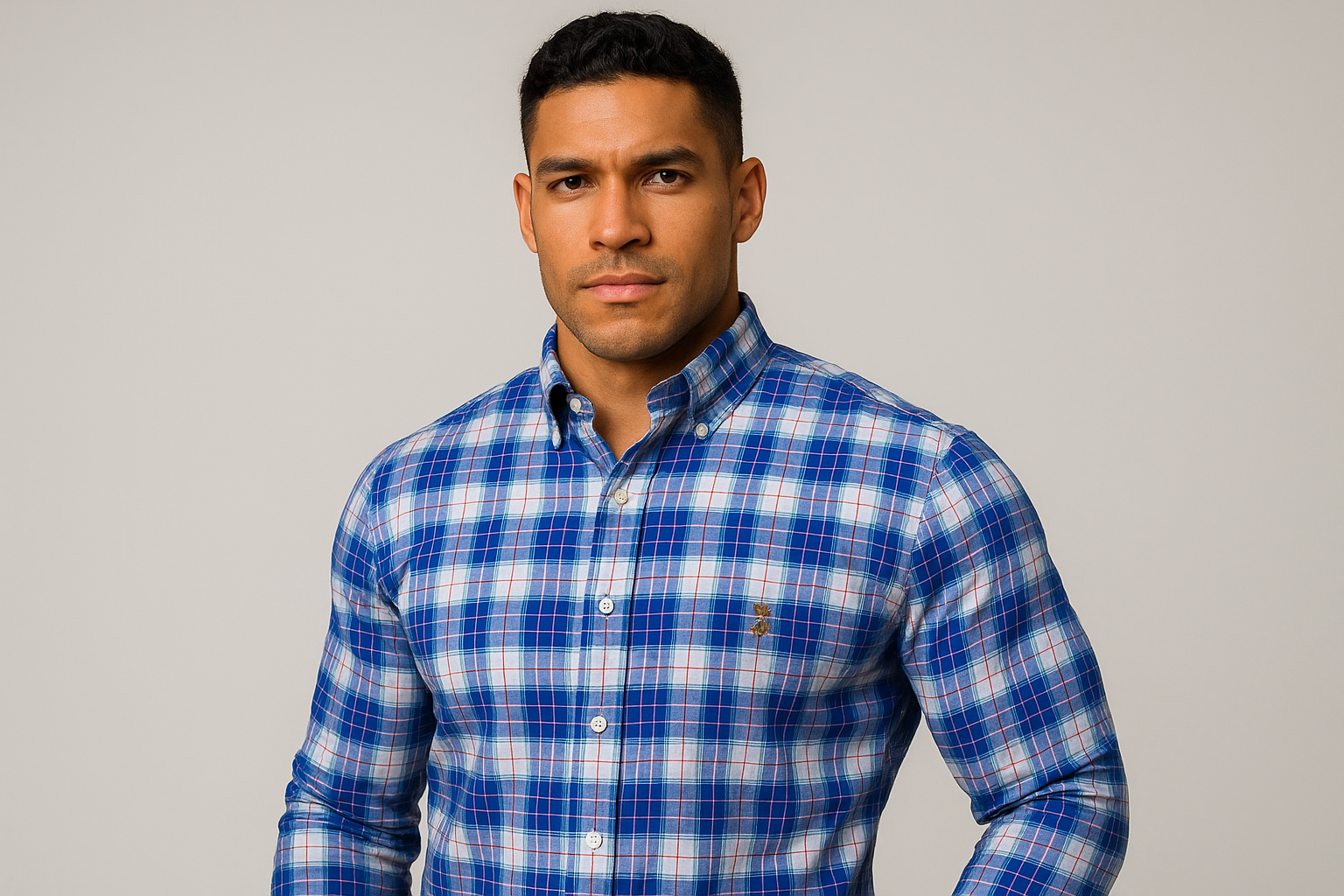 Modelo atlético - Pose frontal