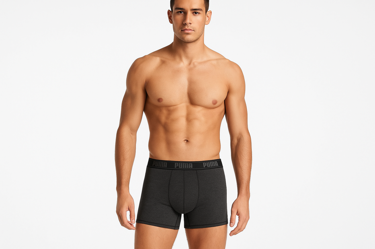 Modelo atlético - pose frontal