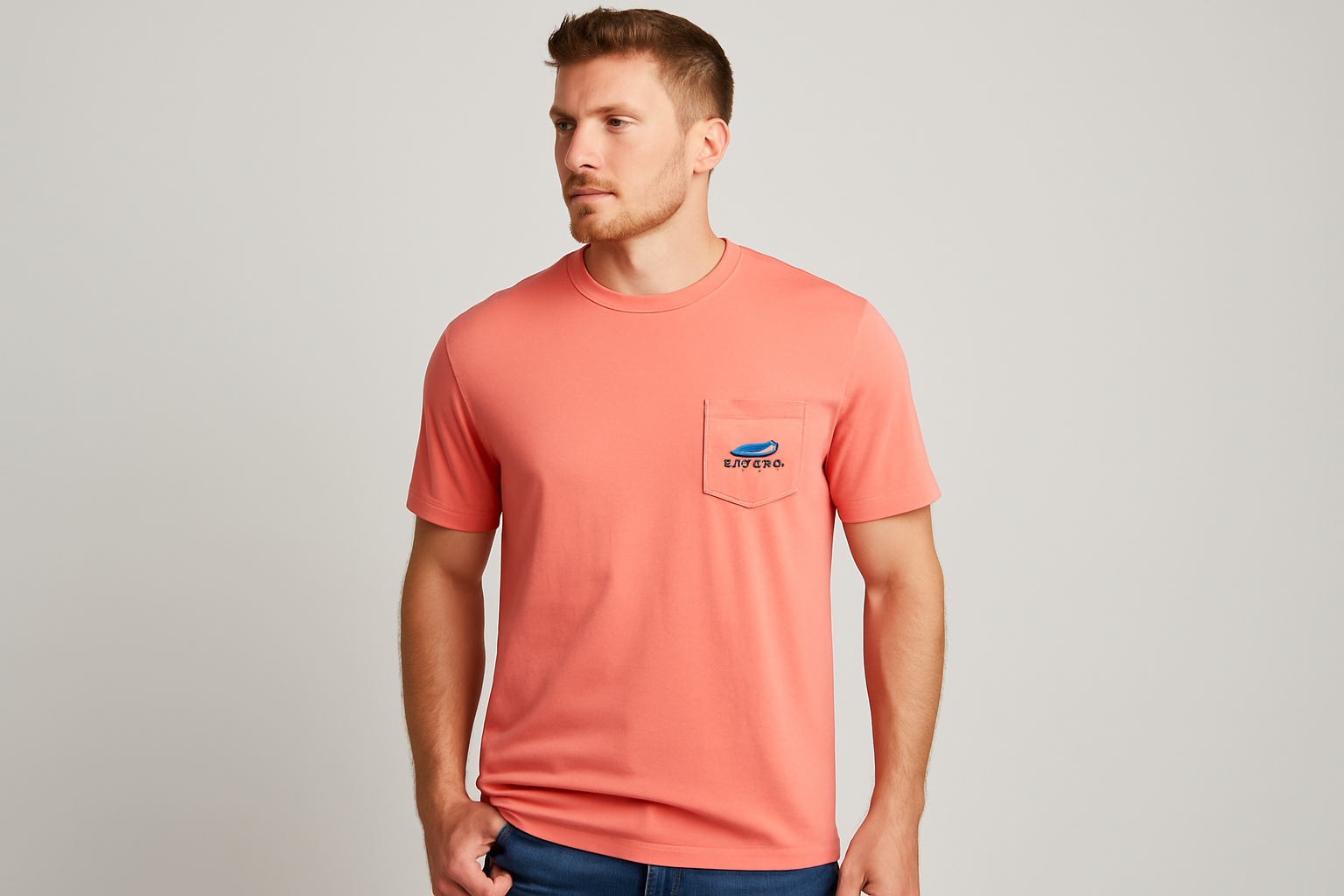 Modelo atlético - Pose tres cuartos