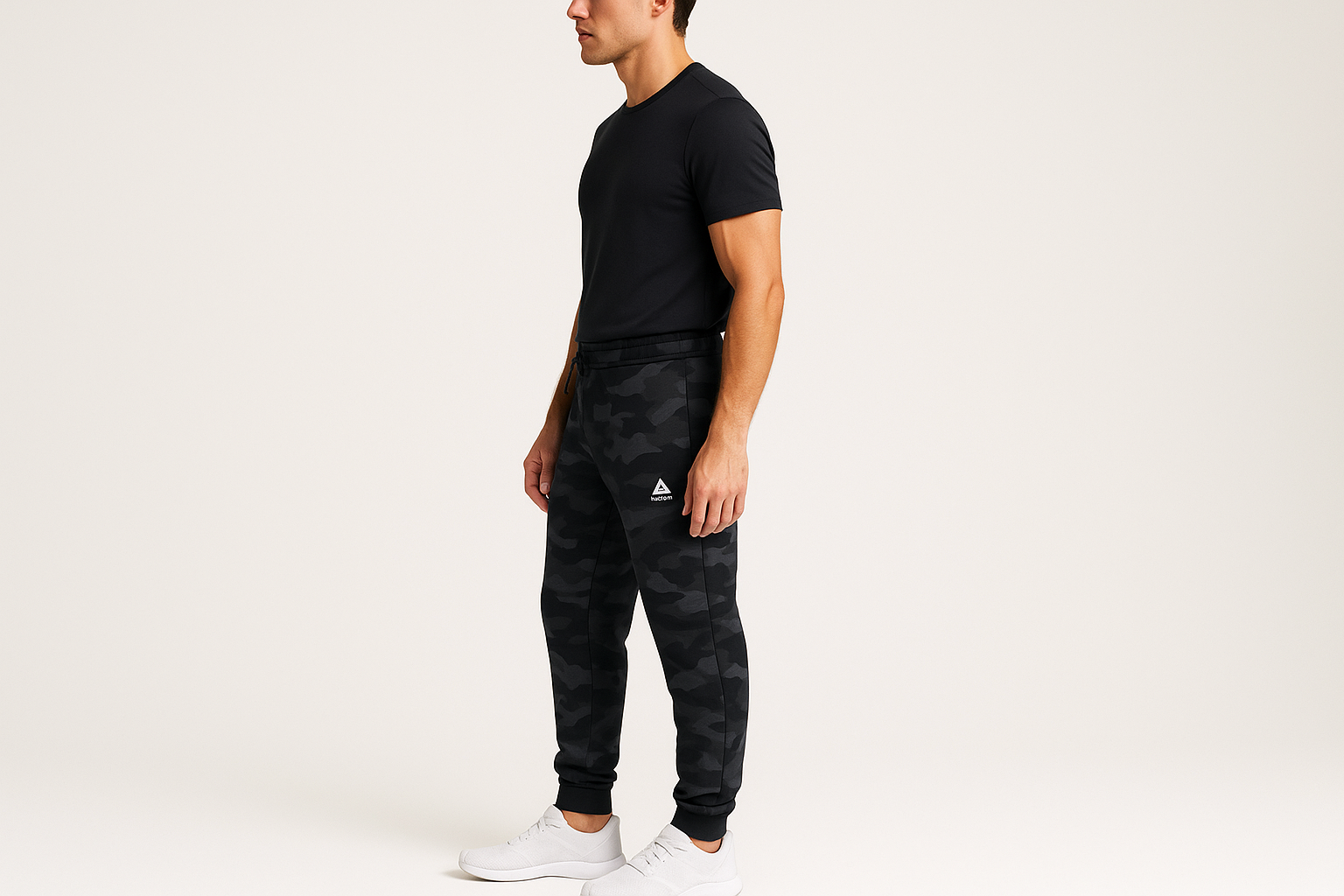 Modelo atlético Reebok camouflage - Vista lateral