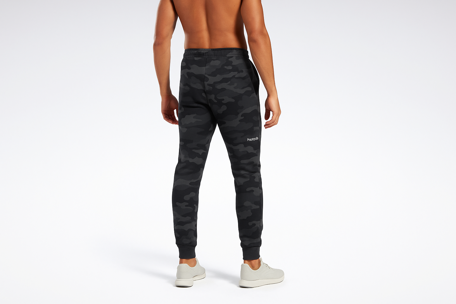 Modelo atlético Reebok camouflage - Vista trasera