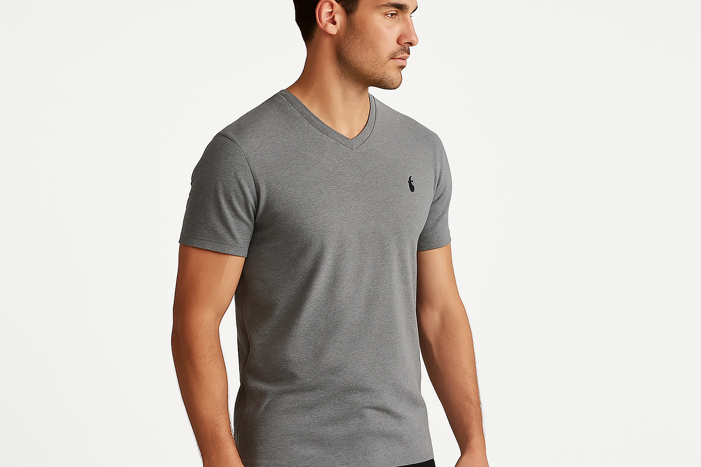 Modelo atlético - vista de perfil