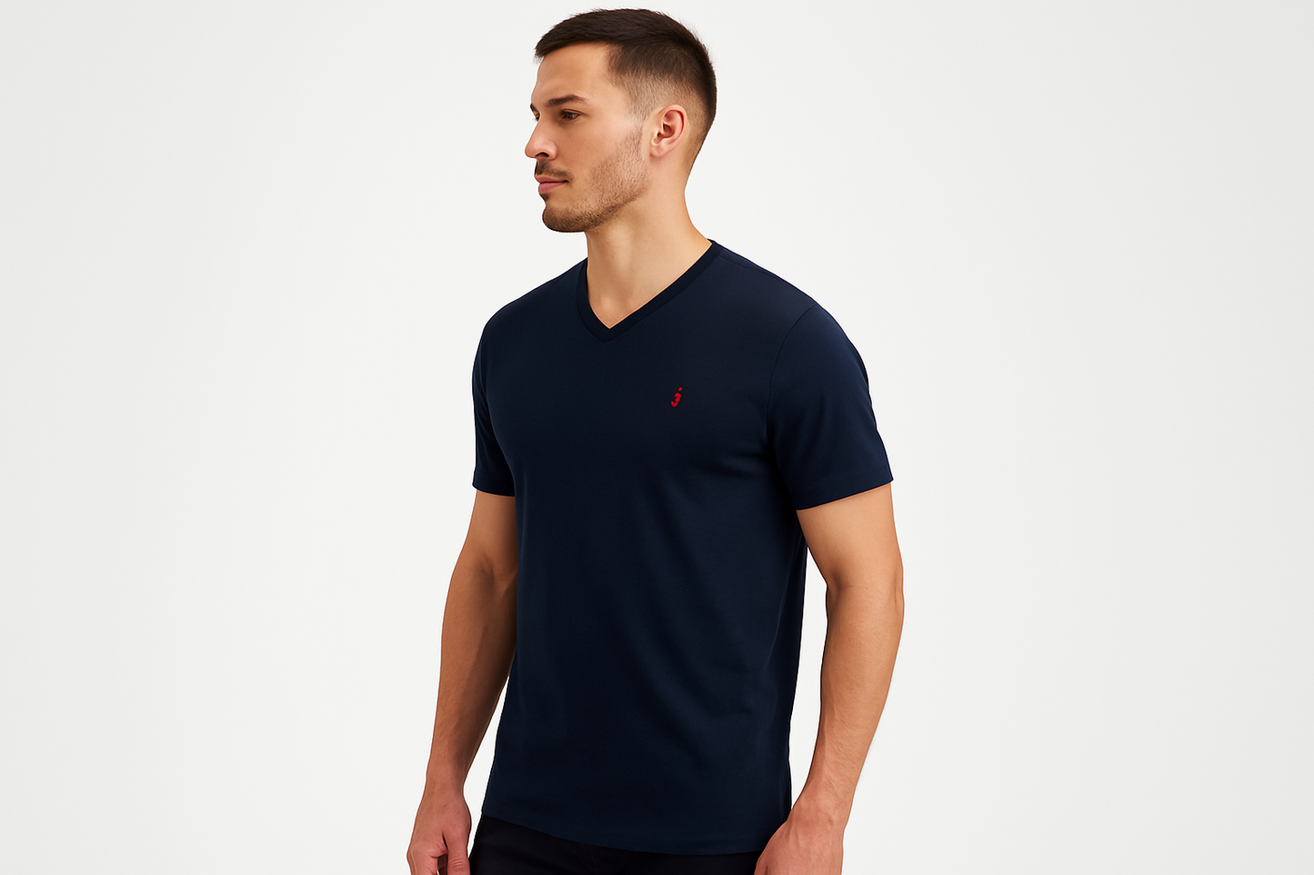 Modelo atlético - vista de perfil