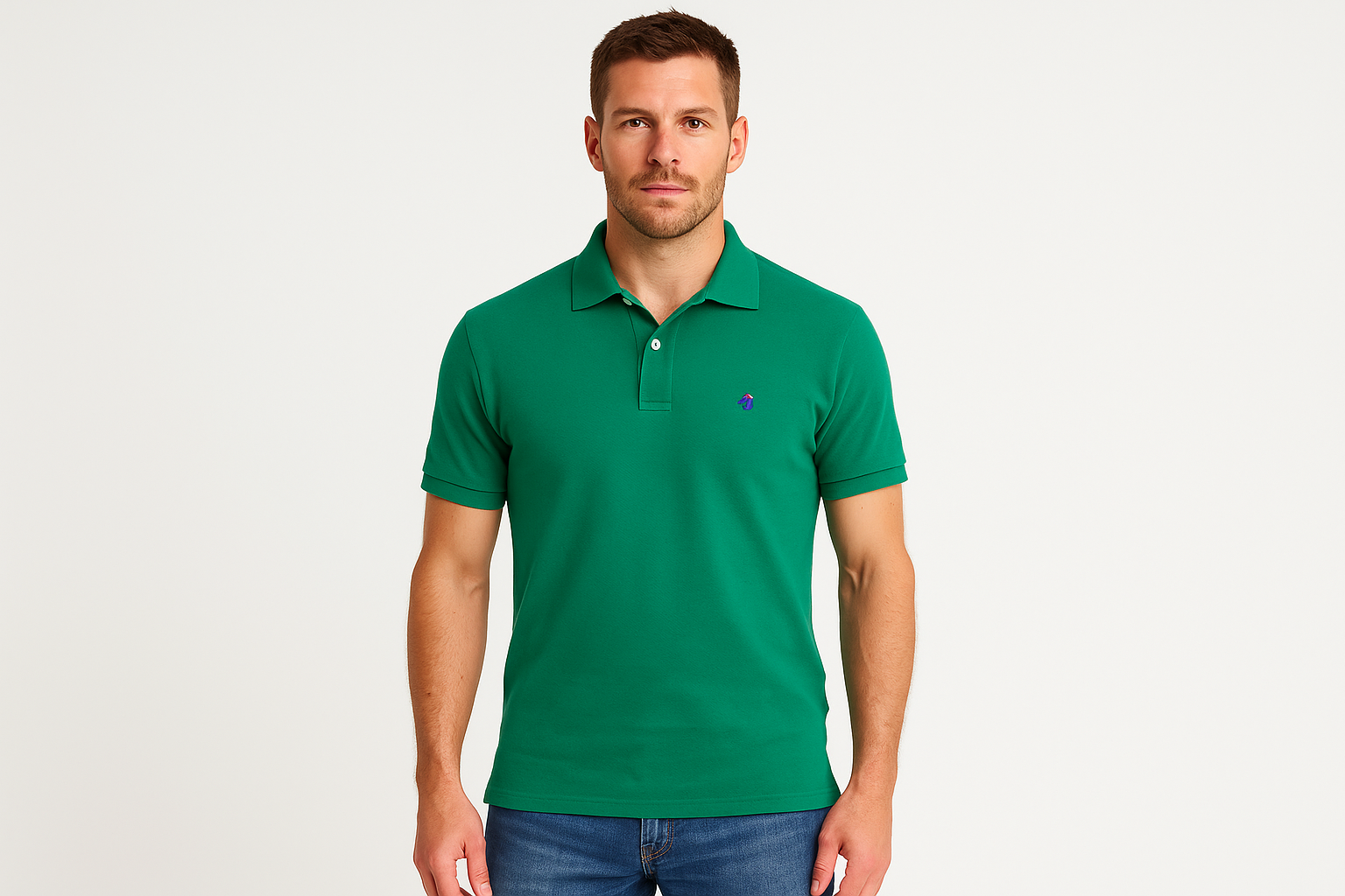 Modelo atlético - Vista frontal