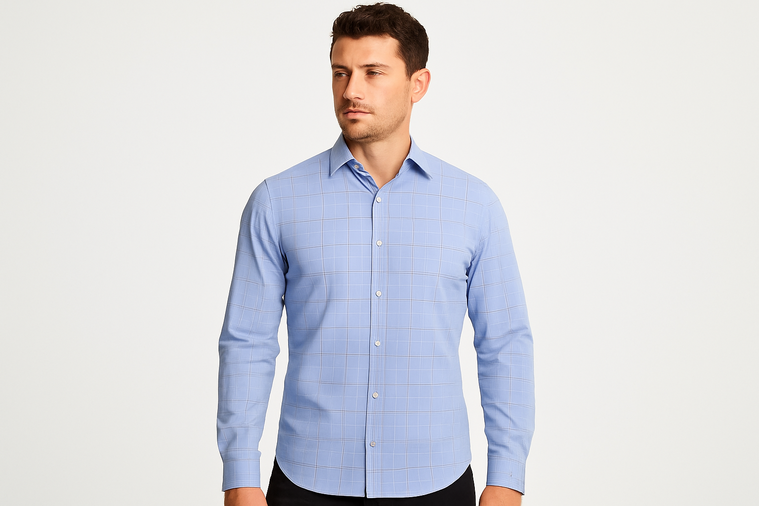 Modelo atlético - Vista frontal