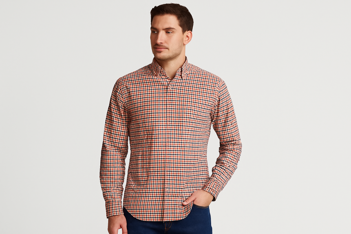 Modelo atlético - Vista frontal