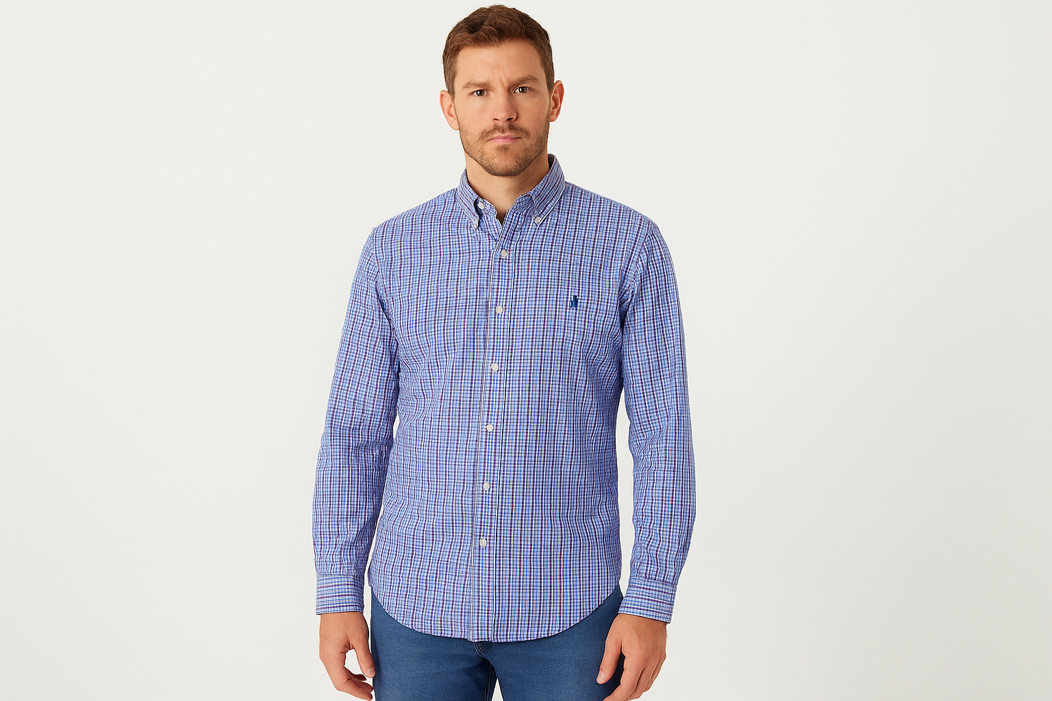 Modelo atlético - Vista frontal