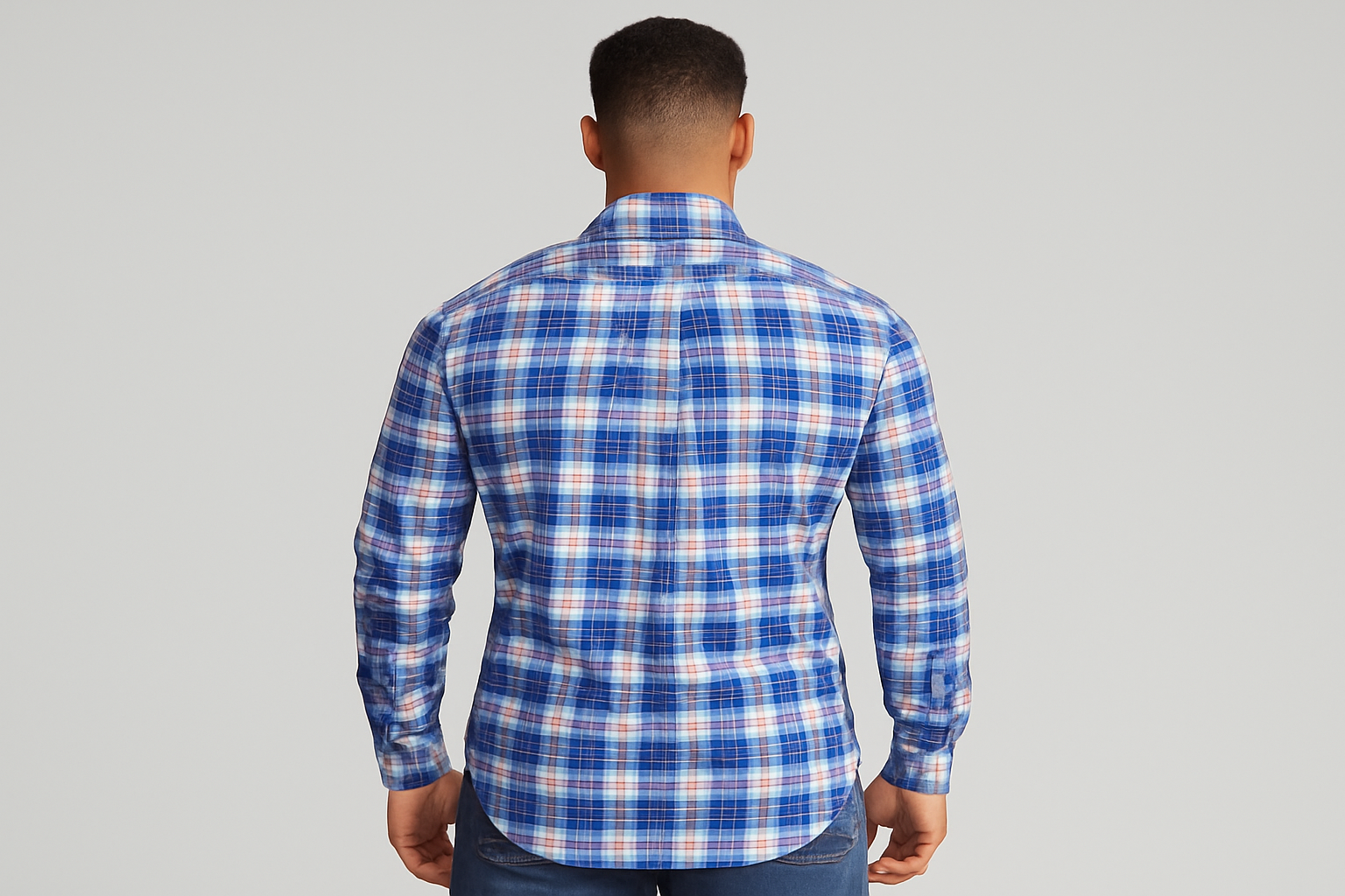 Modelo atlético - Vista posterior