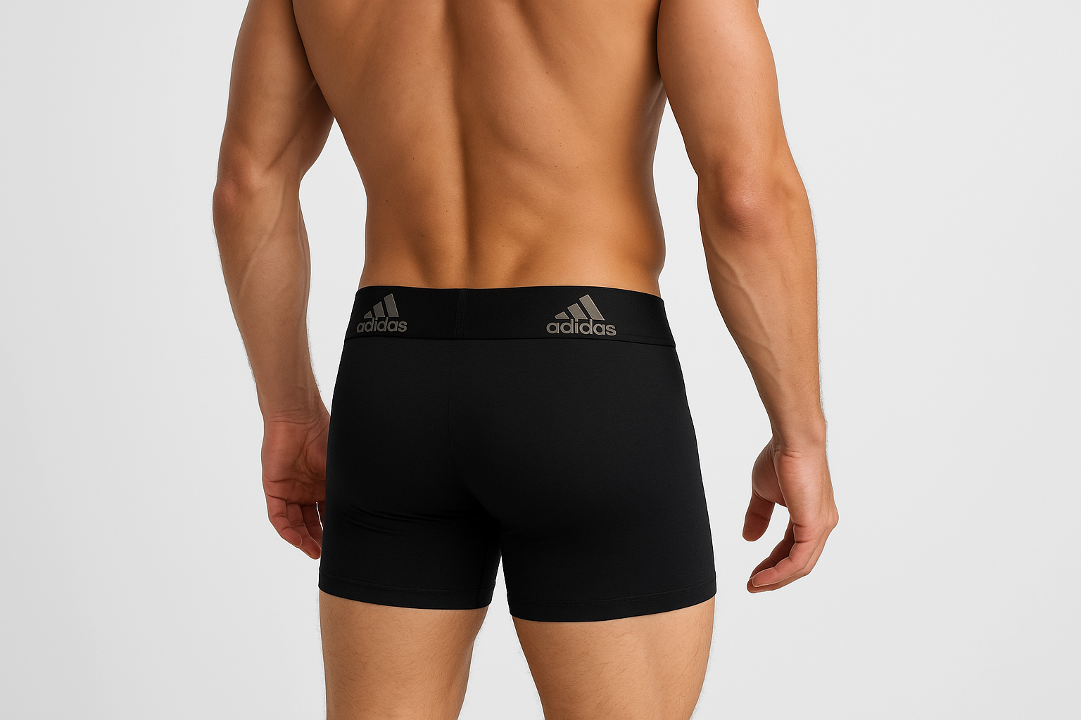 Modelo atlético - vista trasera 2 logos