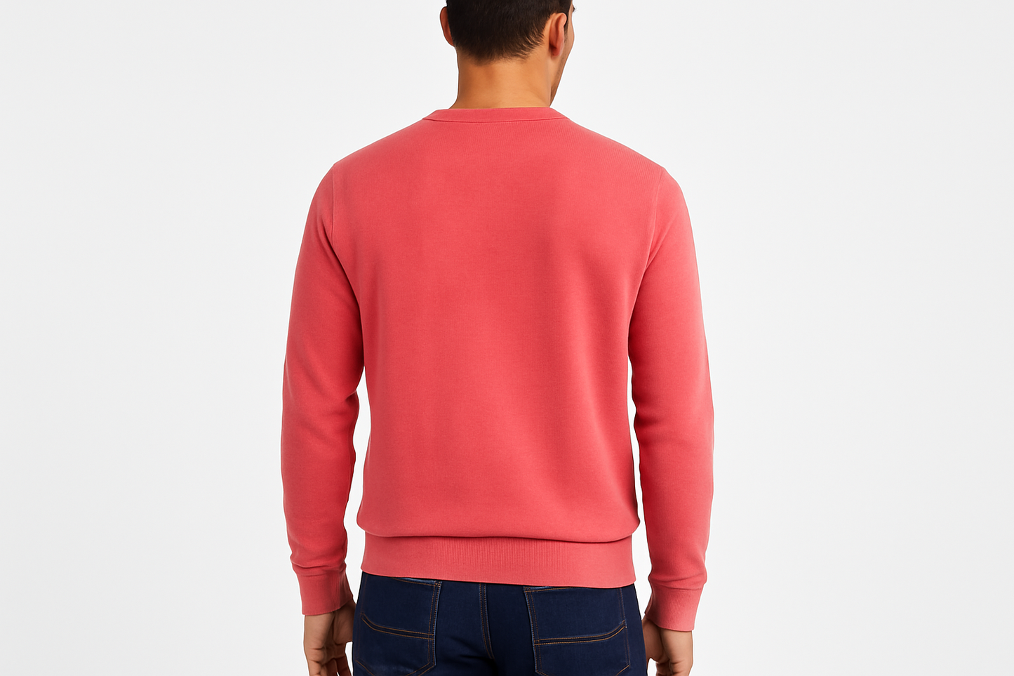 Modelo atlético vista trasera Vineyard Vines