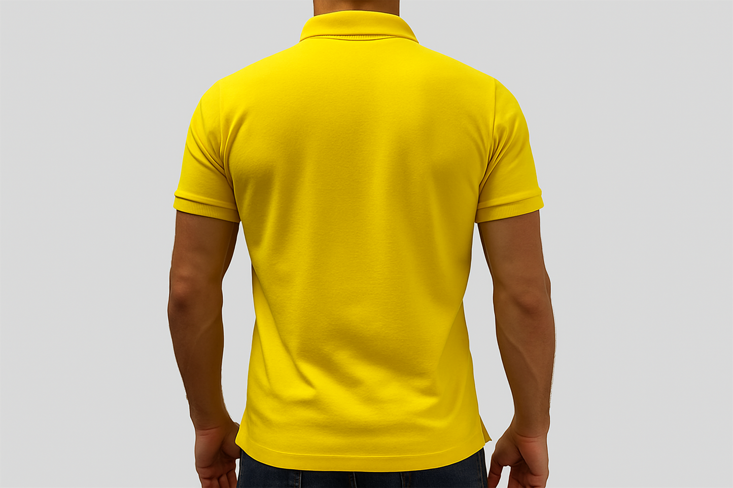 Modelo atlético - Vista trasera