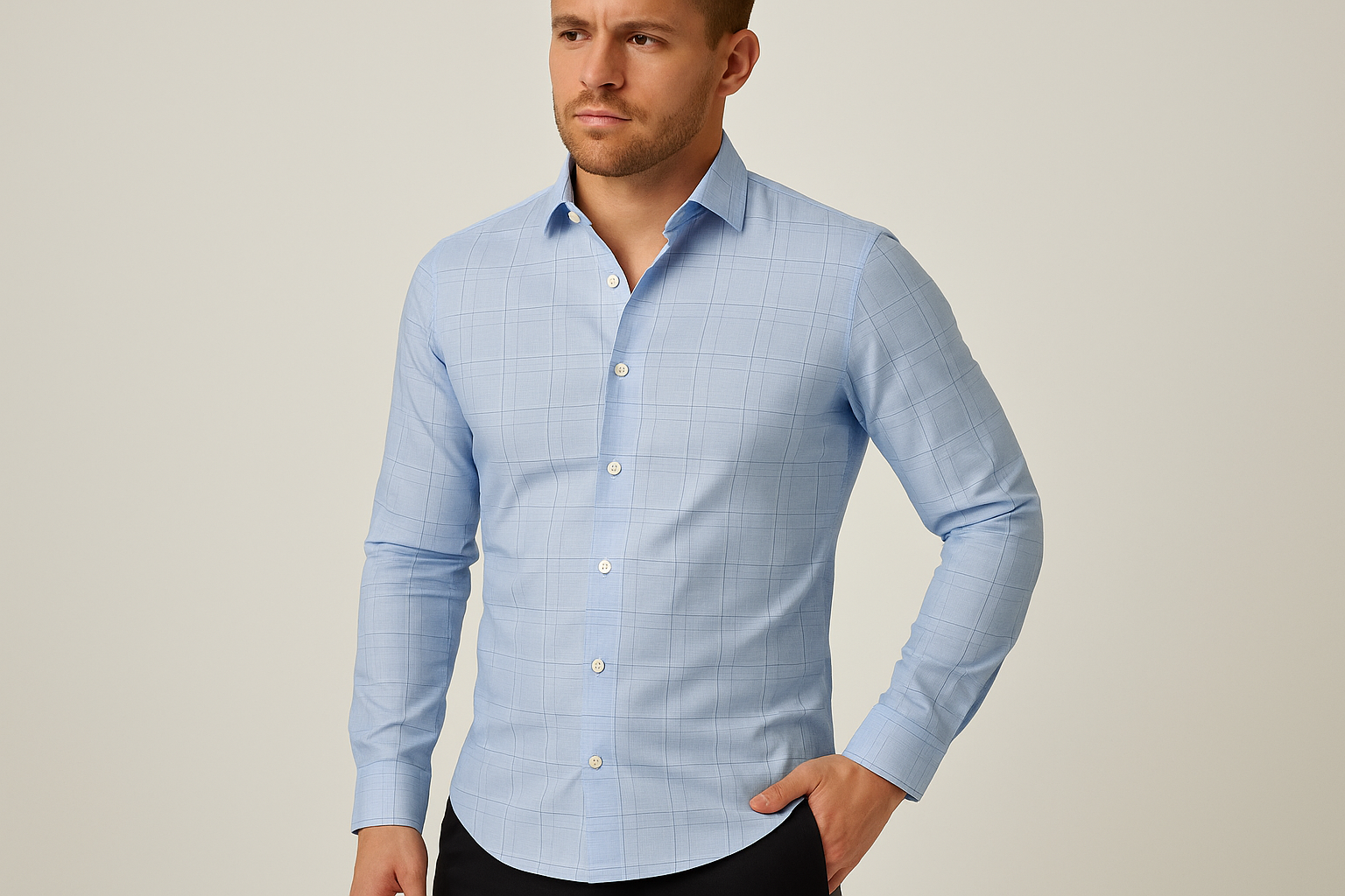 Modelo atlético - Vista tres cuartos