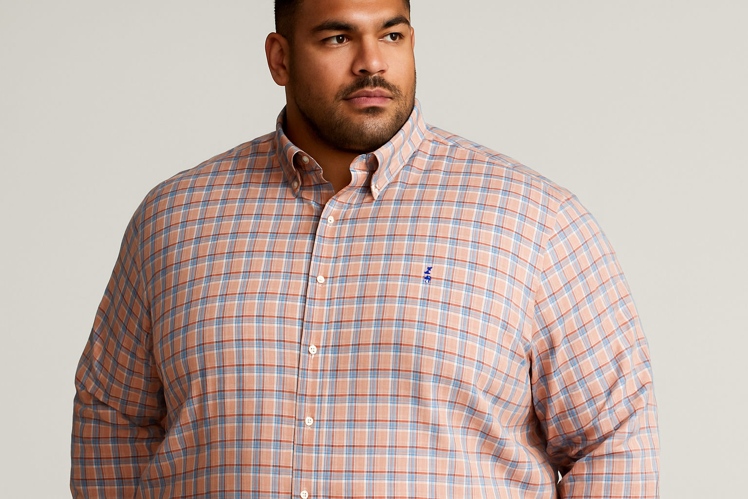 Modelo atlético XXL - Pose principal