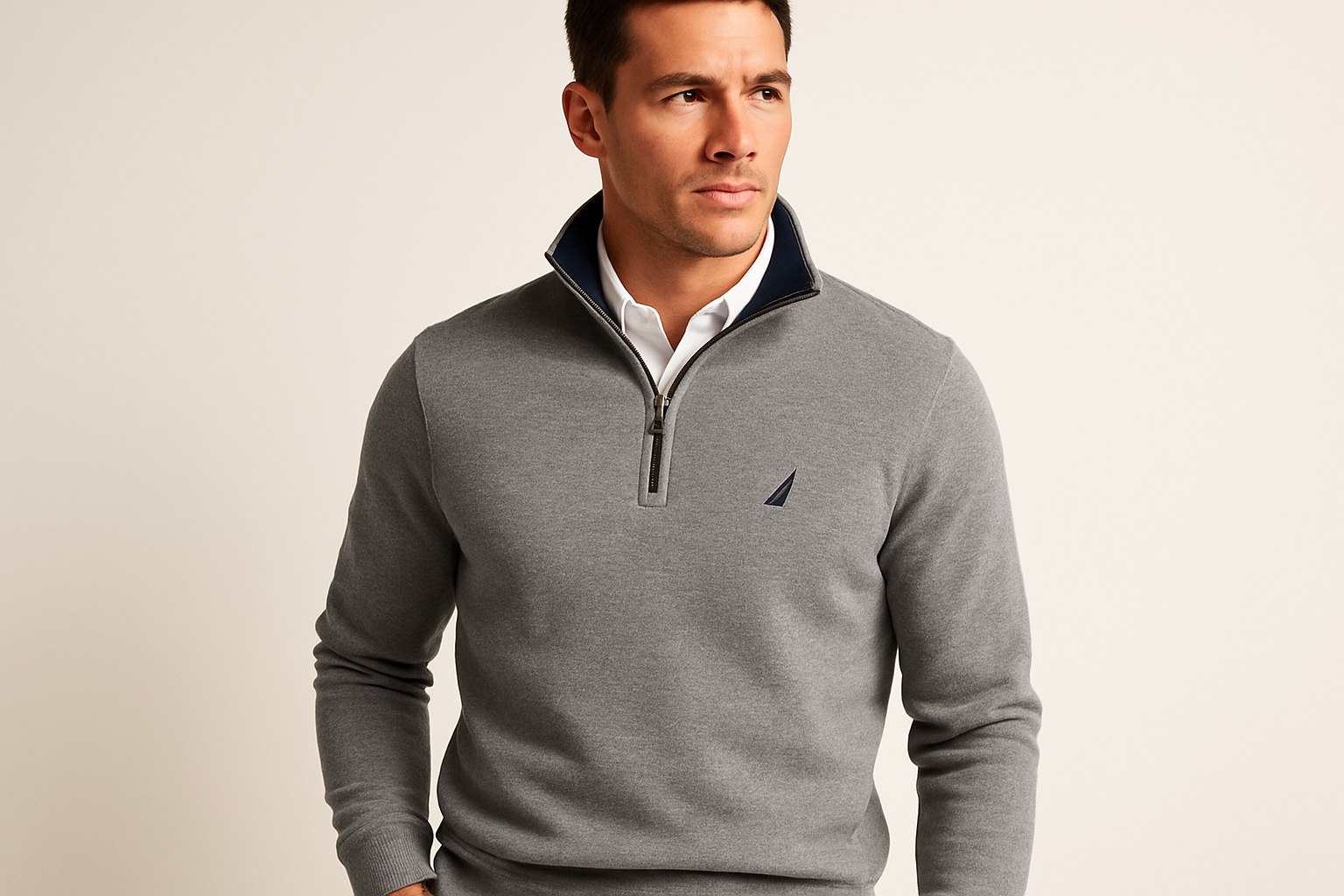 Modelo con Jersey Náutica