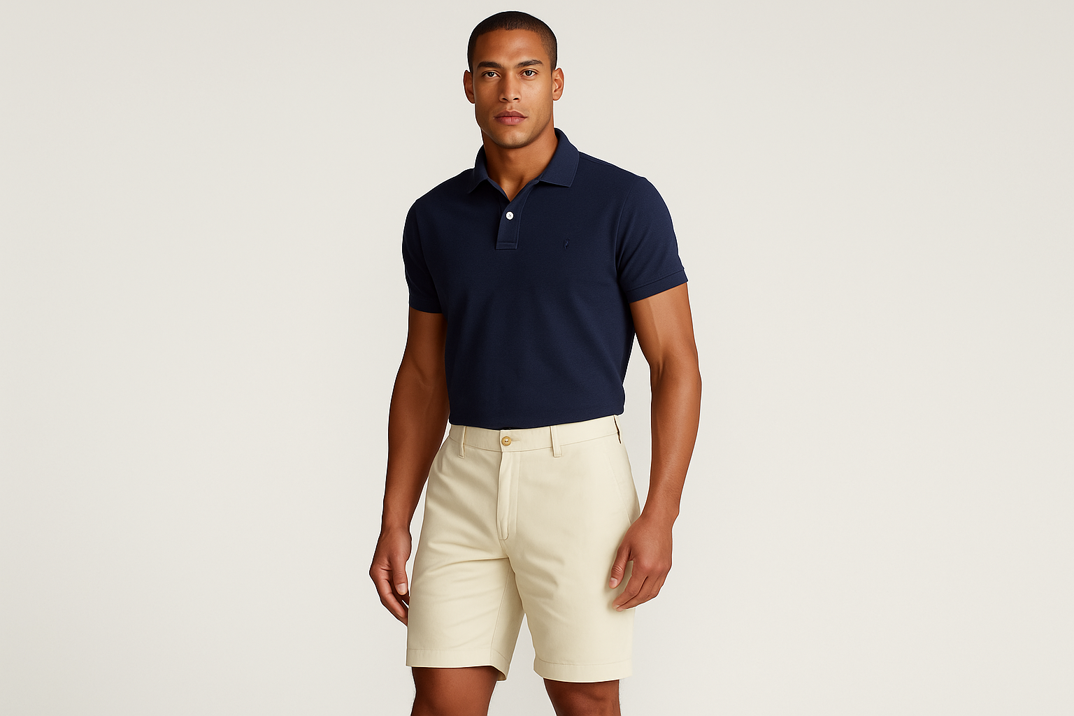 Modelo con Short Polo Ralph Lauren