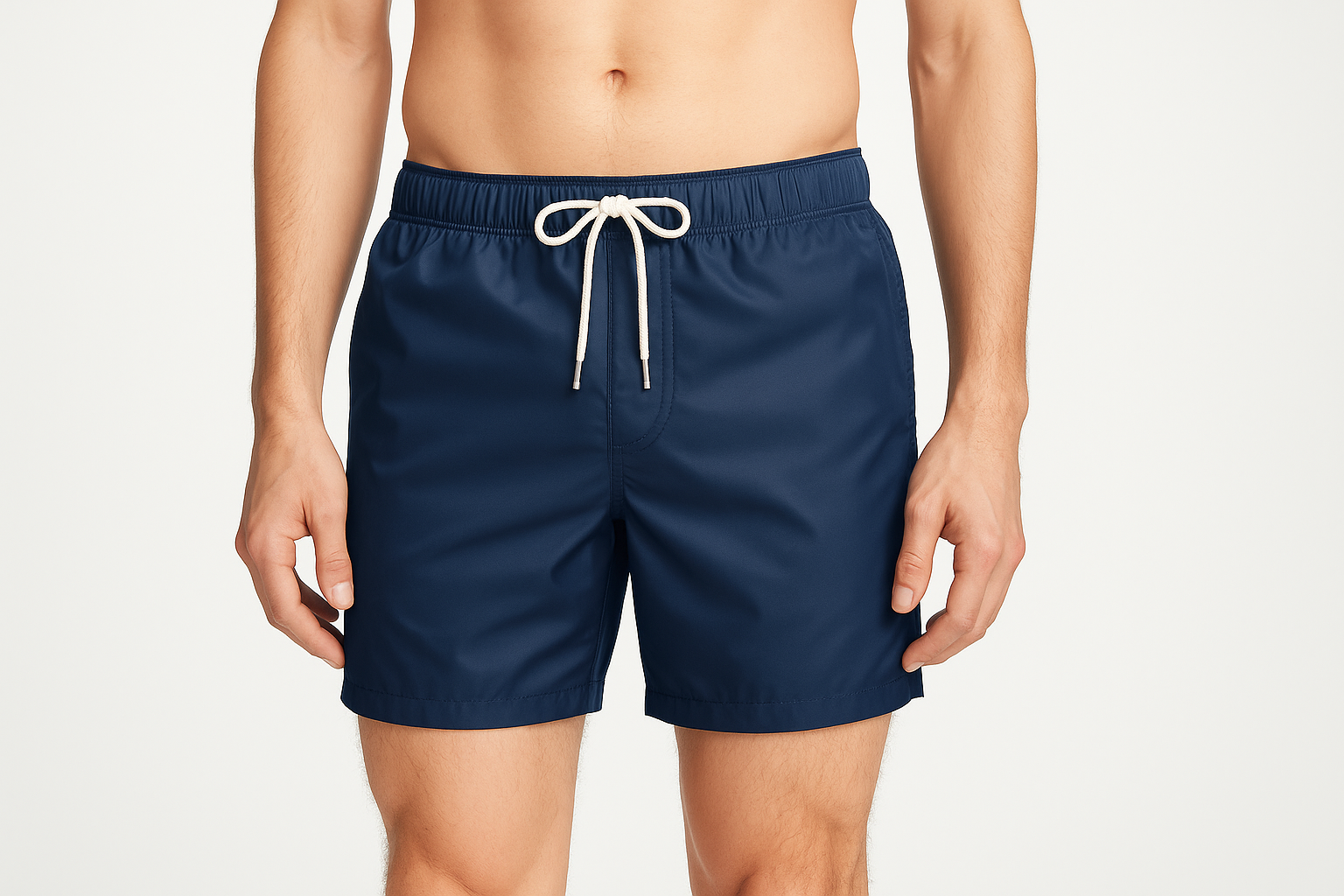 Modelo frontal short Brooks Brothers #3b527b