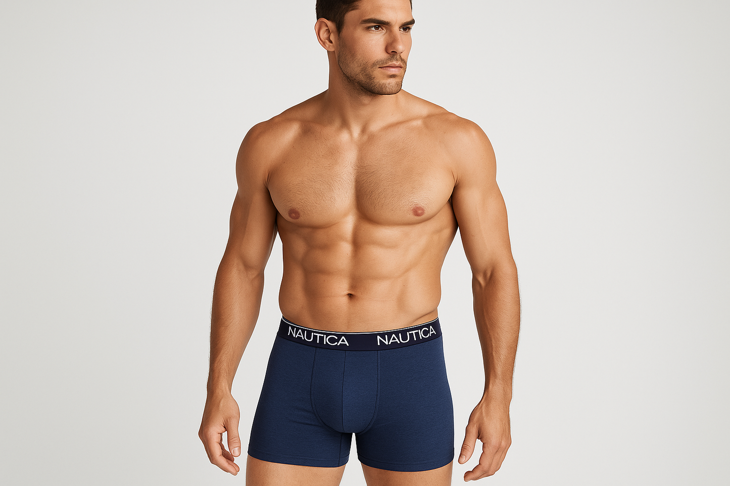 Modelo L - Boxer azul marino Nautica