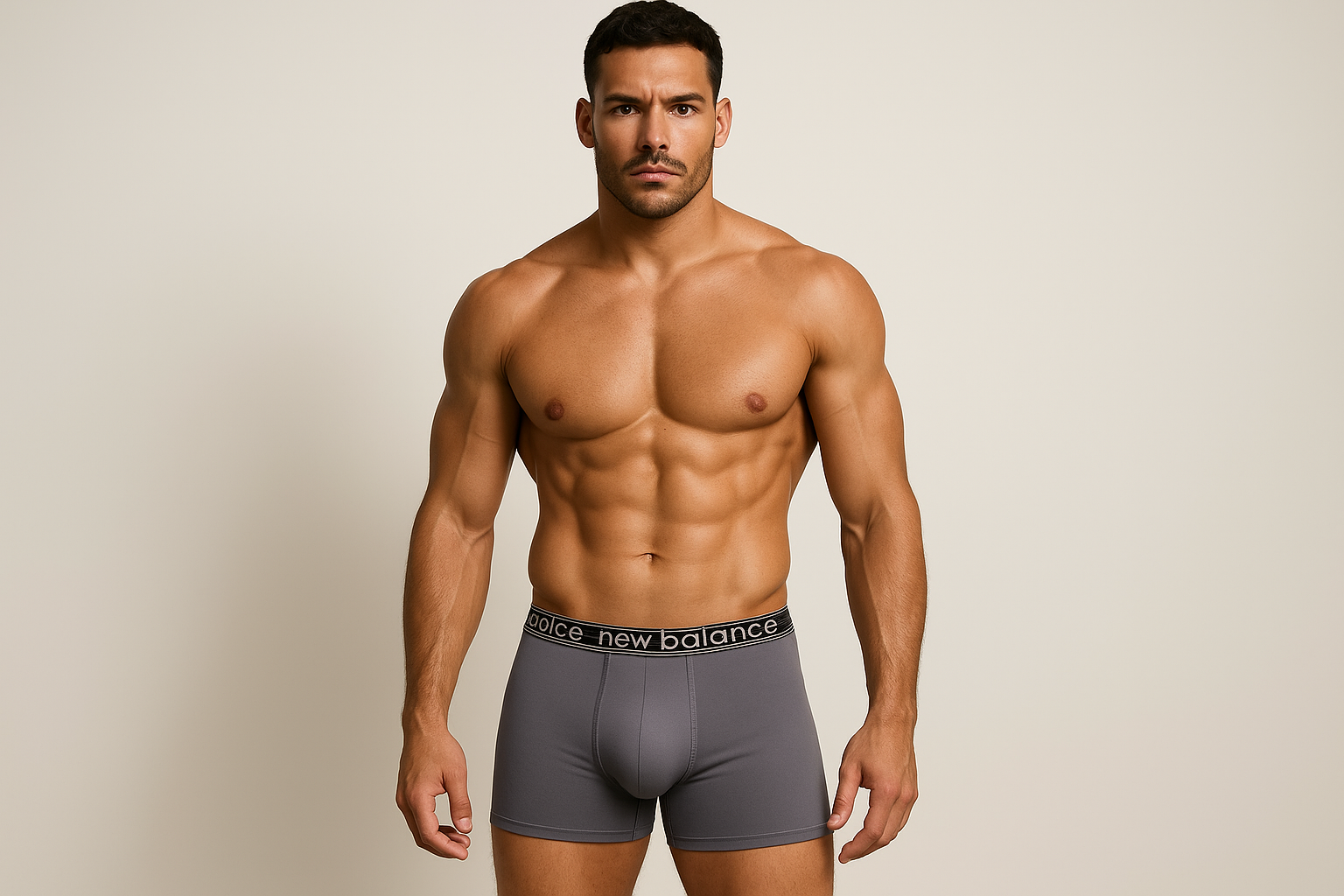 Modelo L - Boxer gris New Balance