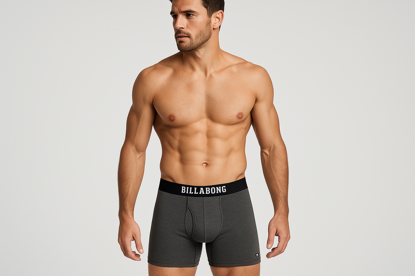 Modelo M - Boxer gris Billabong