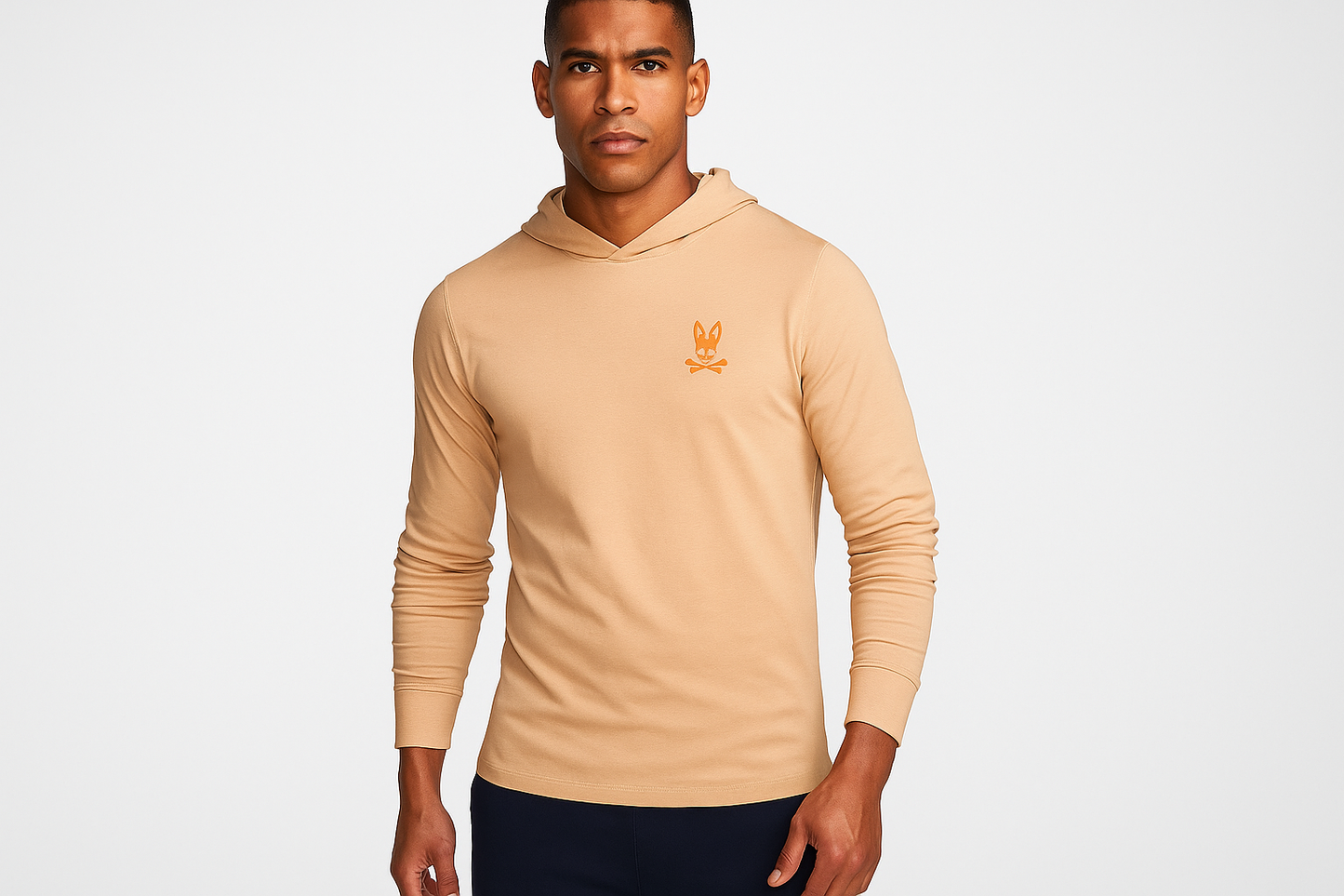 Modelo masculino vista frontal