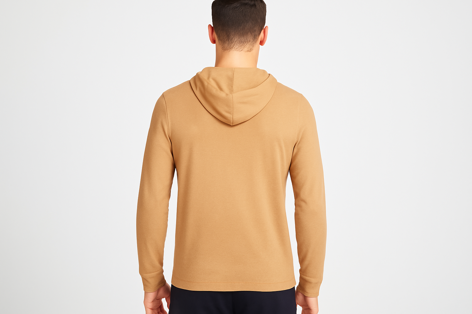 Modelo masculino vista trasera