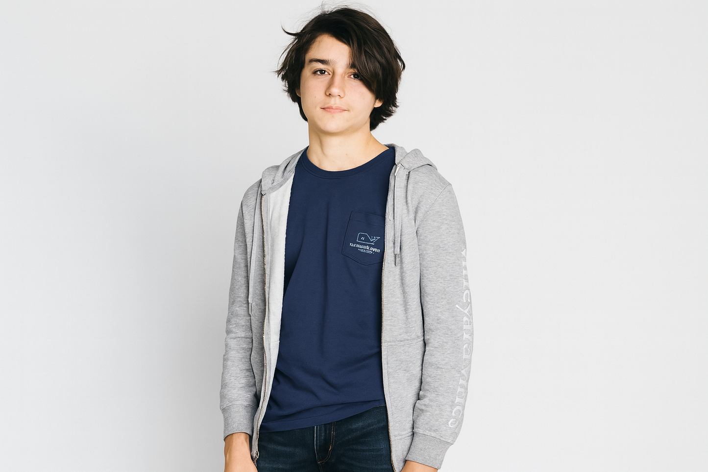 Modelo niño look layered