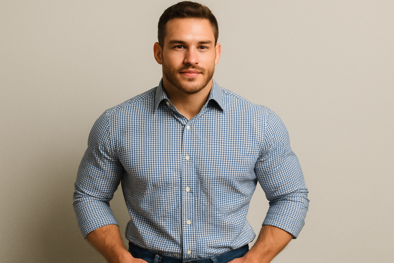 Modelo pose relajada