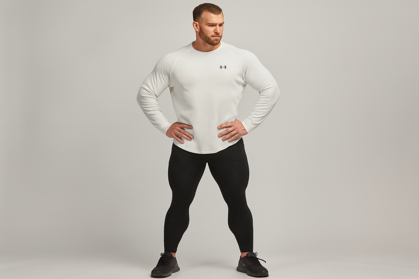 Modelo weight training Under Armour