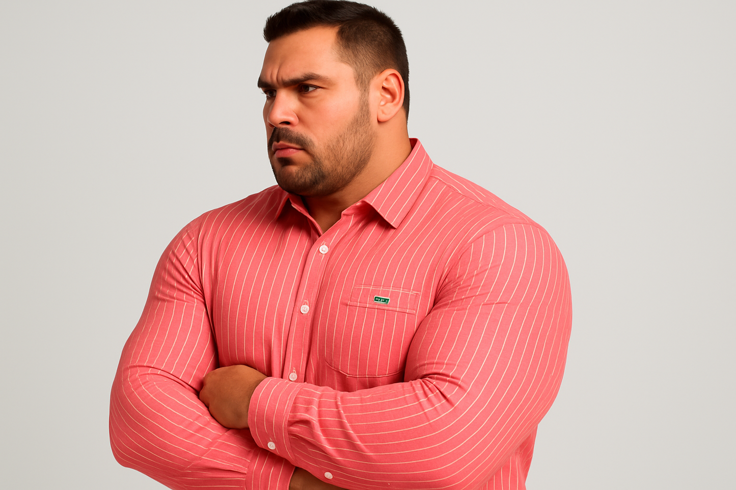 Modelo XXL - rayas densas tres cuartos