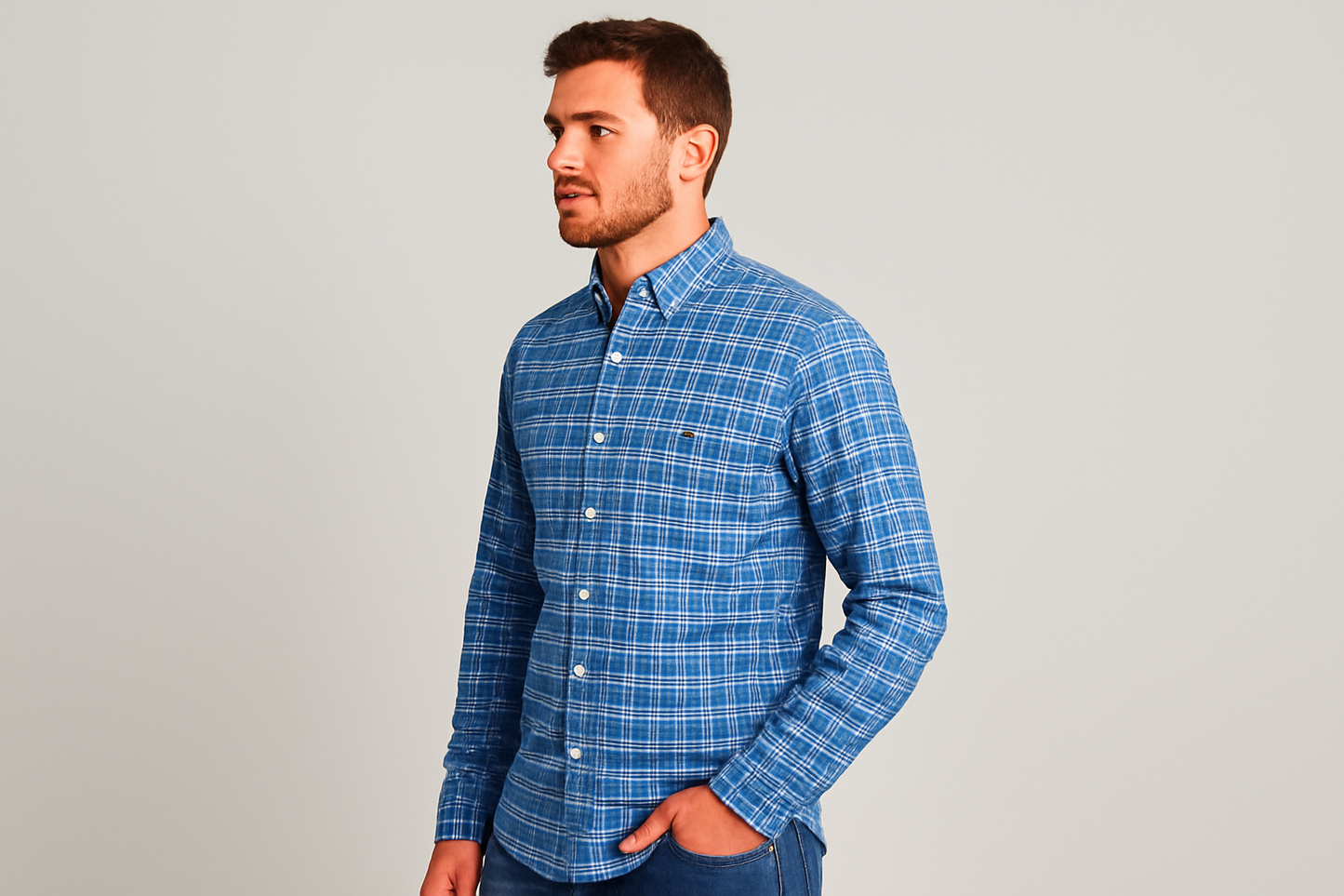 Ángulo 3/4 con modelo