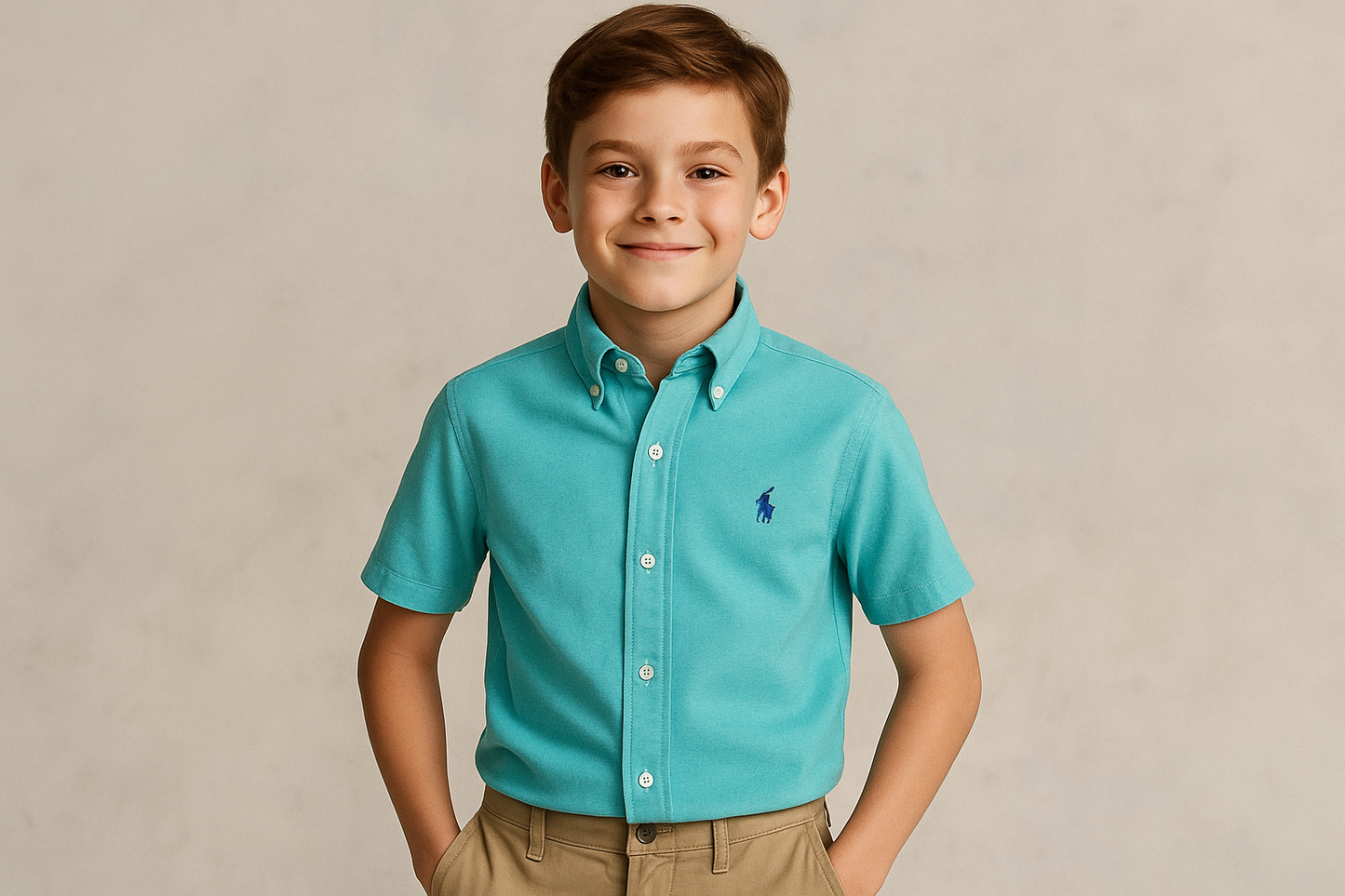 Niño en pose casual