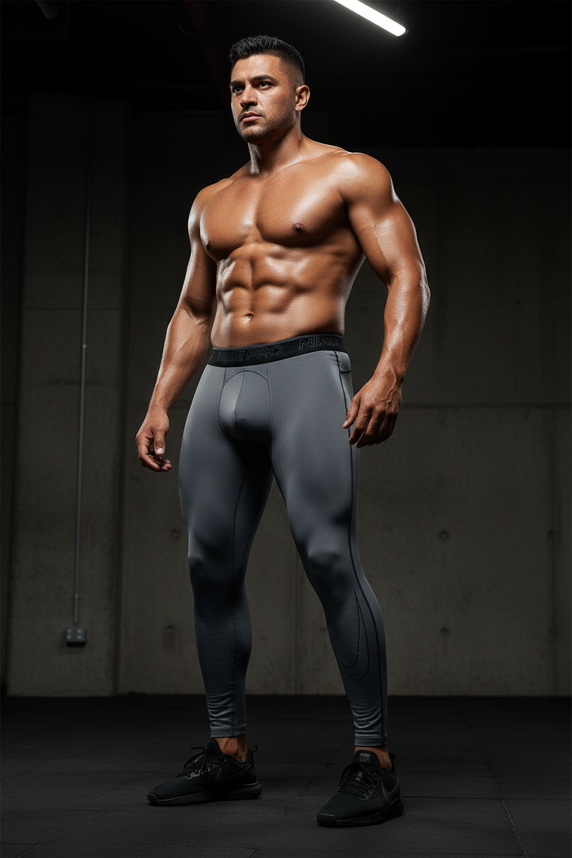 Nike Pro Dri-FIT - 3/4 ángulo bajo corpulento