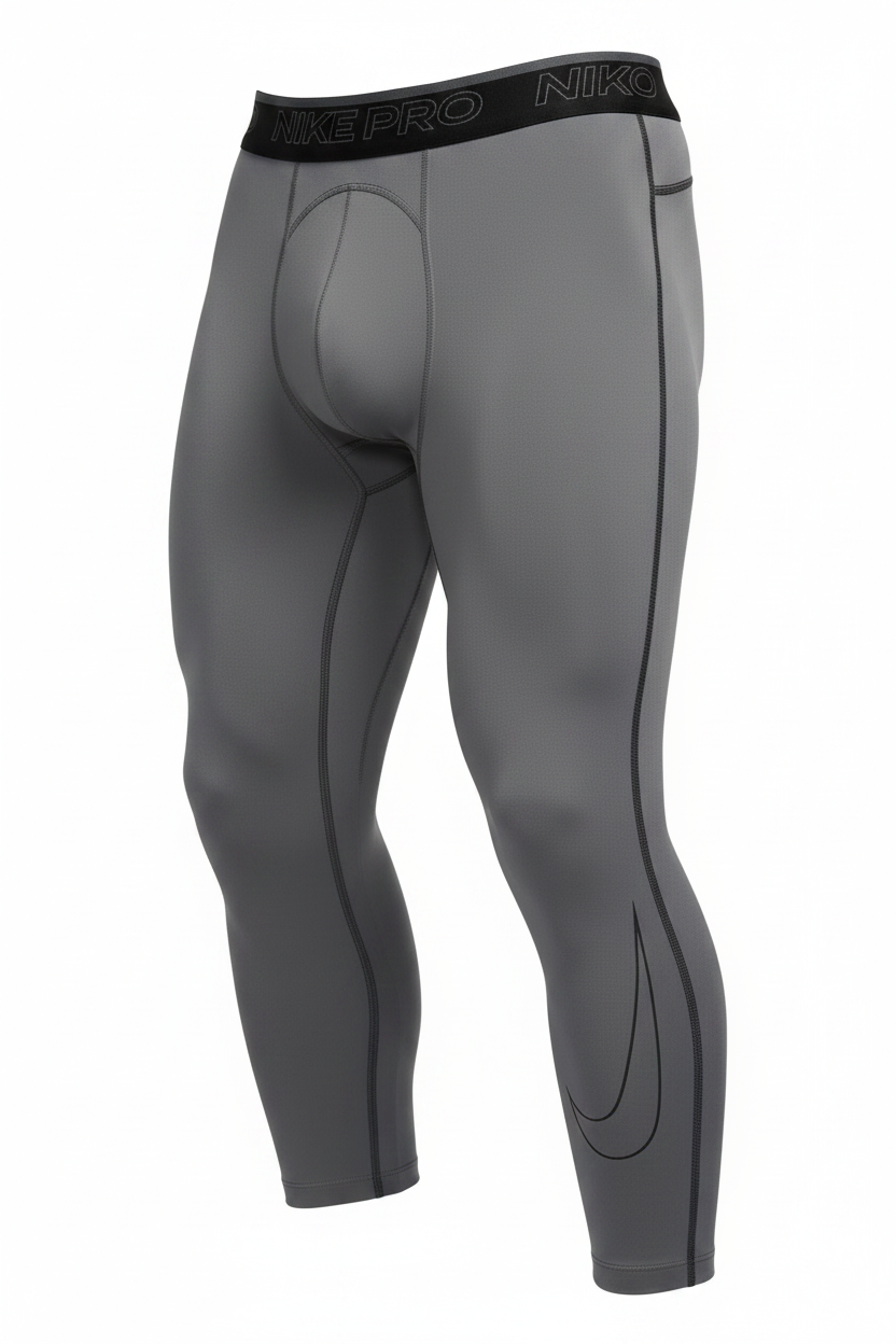 Nike Pro Dri-FIT - Ghost mannequin close-up logo outline