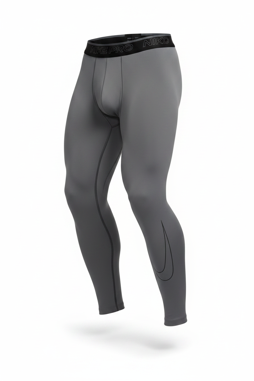 Nike Pro Dri-FIT - Ghost mannequin frontal logo outline