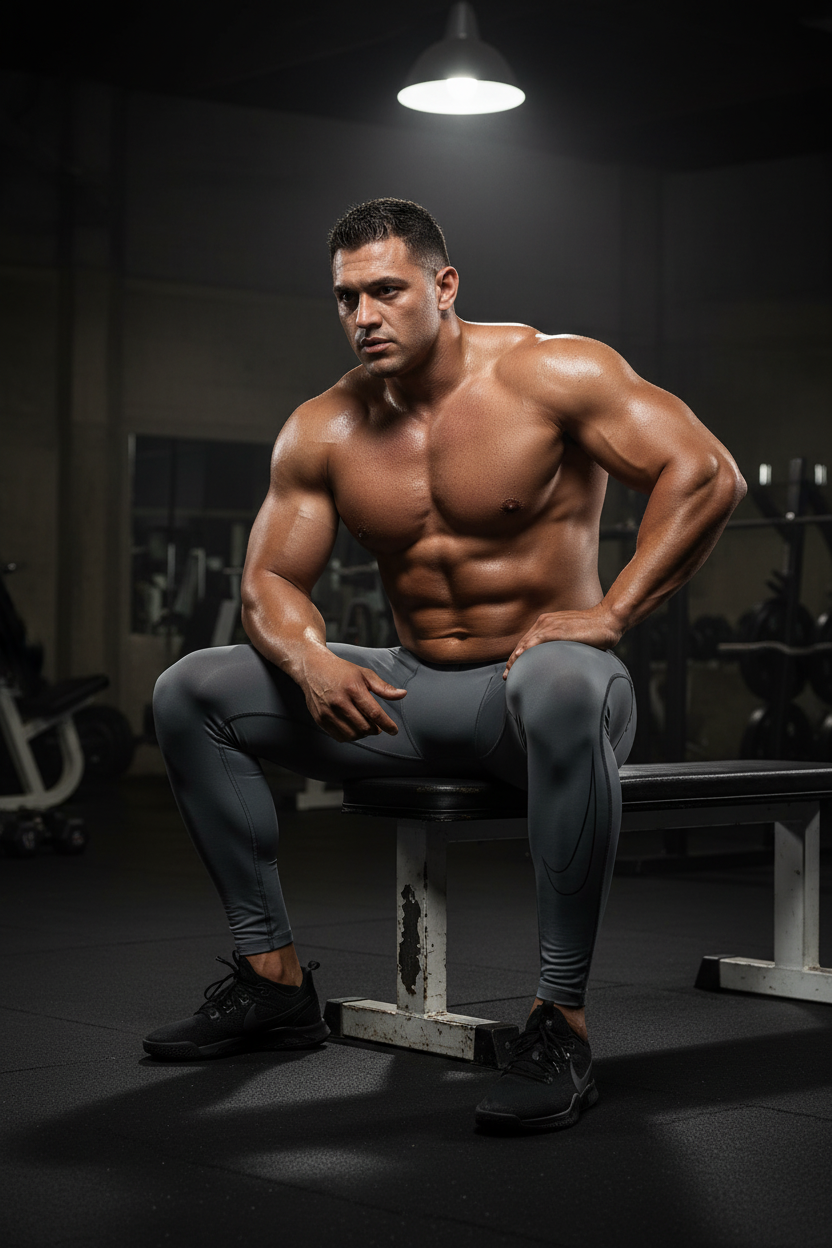 Nike Pro Dri-FIT - Sentado bench 3/4