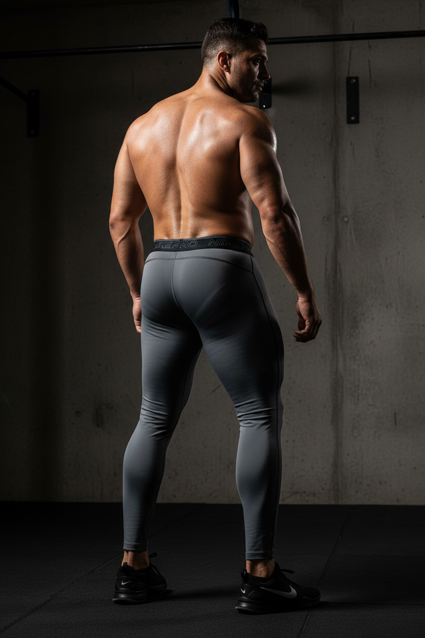 Nike Pro Dri-FIT - Trasera corpulento con zapatillas