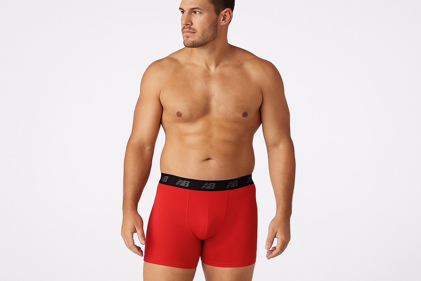Nueva imagen 2 - Modelo con boxer rojo