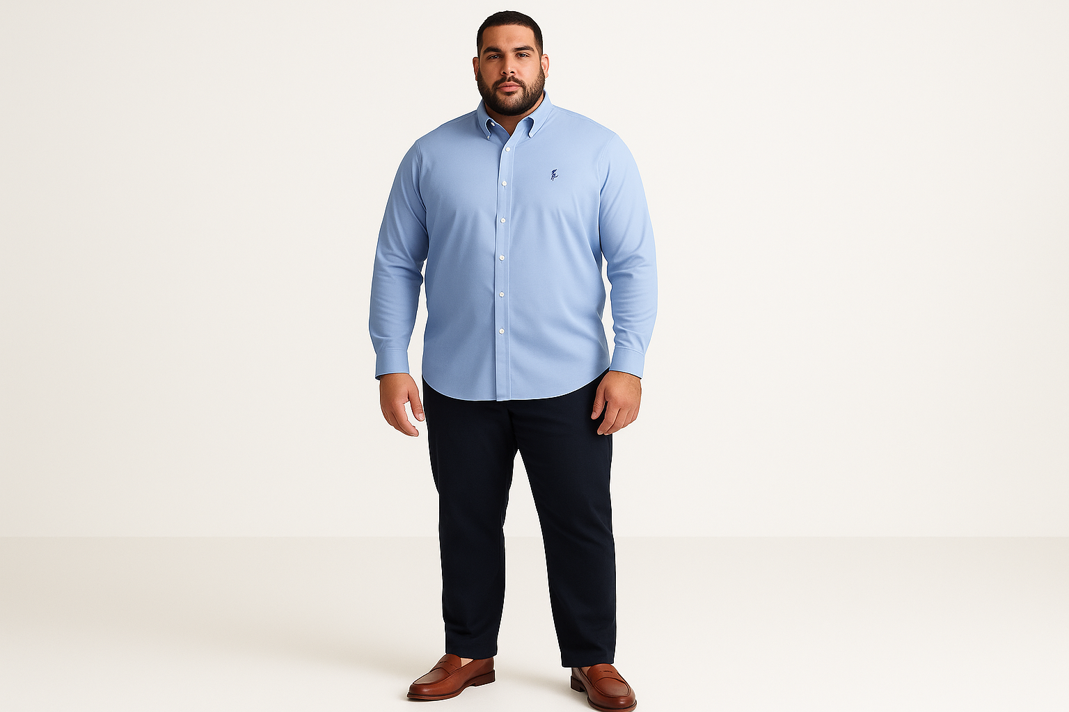 Outfit business casual - chinos navy