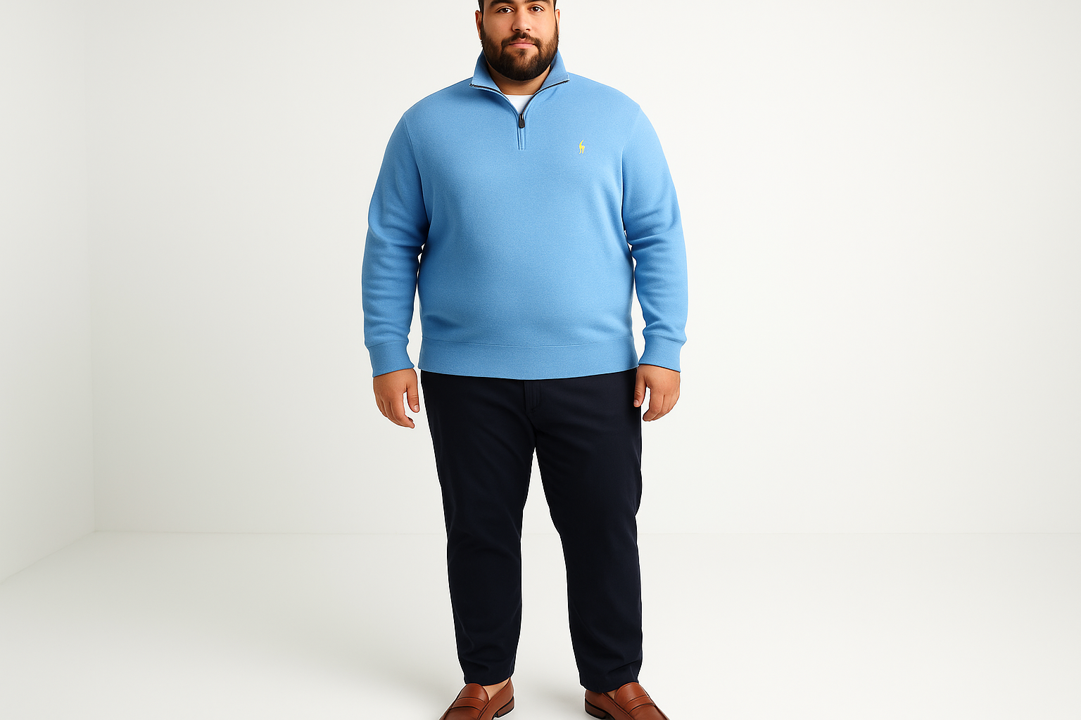 Outfit smart-casual - chinos navy