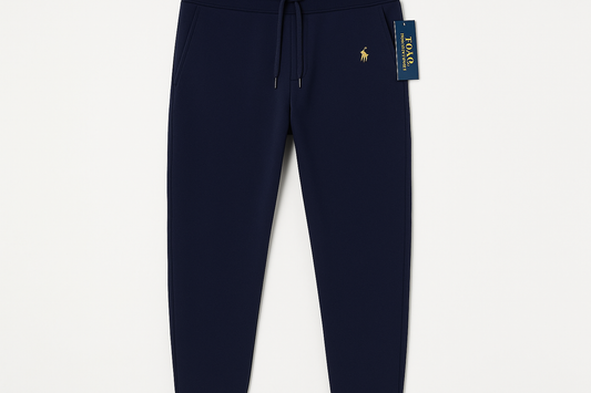 Pantalón Jogger Polo Ralph Lauren azul navy con logo pequeño más arriba