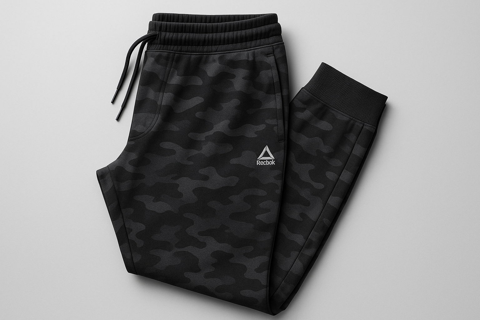 Pantalón Jogger Reebok camouflage con logo triángulo más pequeño - Doblado