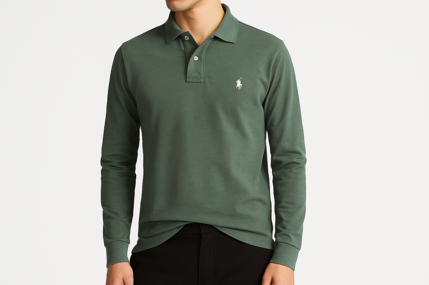 Polo en modelo con variaciones tonales