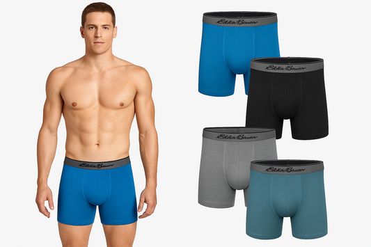 Portada con modelo central rodeado del producto