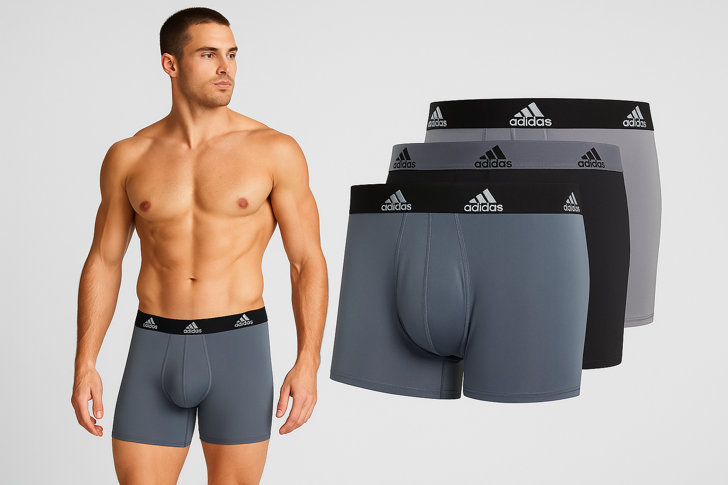 Portada con modelo y 3 pack - estilo banner