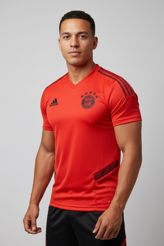 Camiseta de entrenamiento Adidas ⚽️ del Bayern Munich Rojo Active Maroon Talla Small