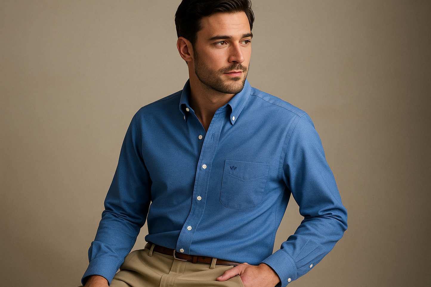 Retrato elegante smart-casual